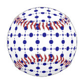 Blue Polka Dots, Polka Dot Pattern, Dots Baseball (Vorderseite)