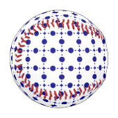 Blue Polka Dots, Polka Dot Pattern, Dots Baseball (Vorderseite Links)
