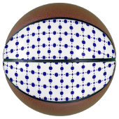 Blue Polka Dots, Polka Dot Pattern, Dots Basketball (Vorderseite)