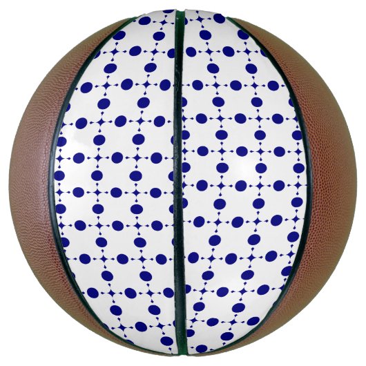 Blue Polka Dots, Polka Dot Pattern, Dots Basketball (Vertikal)