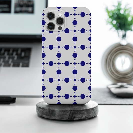 Blue Polka Dots, Polka Dot Pattern, Dots Case-Mate iPhone Hülle