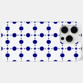 Blue Polka Dots, Polka Dot Pattern, Dots Case-Mate iPhone Hülle (Rückseite (Horizontal))