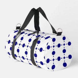 Blue Polka Dots, Polka Dot Pattern, Dots Duffle Bag
