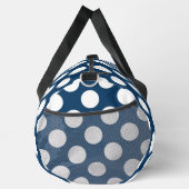 Blue Polka Dots, Polka Dot Pattern, Dots Duffle Bag (Rechts)