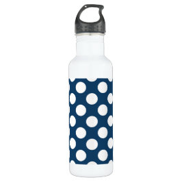 Blue Polka Dots, Polka Dot Pattern, Dots Edelstahlflasche
