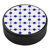 Blue Polka Dots, Polka Dot Pattern, Dots Eishockey Puck (3/4)