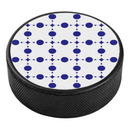 Blue Polka Dots, Polka Dot Pattern, Dots Eishockey Puck