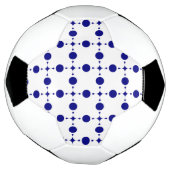 Blue Polka Dots, Polka Dot Pattern, Dots Fußball (Gedreht)
