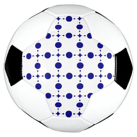 Blue Polka Dots, Polka Dot Pattern, Dots Fußball (Gedreht)