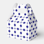 Blue Polka Dots, Polka Dot Pattern, Dots Geschenkschachtel (Rückseite)