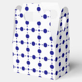Blue Polka Dots, Polka Dot Pattern, Dots Geschenkschachtel (Geöffnet)