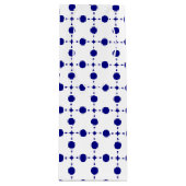 Blue Polka Dots, Polka Dot Pattern, Dots Geschenktüte Für Weinflaschen (Vorderseite)