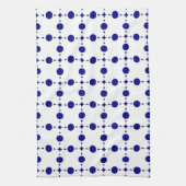 Blue Polka Dots, Polka Dot Pattern, Dots Geschirrtuch (Vertikal)