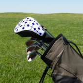 Blue Polka Dots, Polka Dot Pattern, Dots Golf Headcover (In SItu)