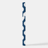 Blue Polka Dots, Polka Dot Pattern, Dots iPhone Hülle (Rechte Seite)