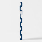 Blue Polka Dots, Polka Dot Pattern, Dots iPhone Hülle (Linke Seite)