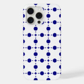 Blue Polka Dots, Polka Dot Pattern, Dots iPhone Hülle (Rückseite)