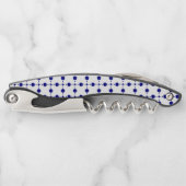 Blue Polka Dots, Polka Dot Pattern, Dots Kellnermesser (Vorderseite)