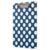 Blue Polka Dots, Polka Dot Pattern, Dots Klemmbrett (Links)