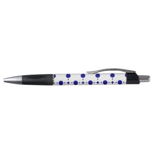 Blue Polka Dots, Polka Dot Pattern, Dots Kugelschreiber (Oberseite)