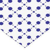 Blue Polka Dots, Polka Dot Pattern, Dots Kurzer Tischläufer (Ecke)