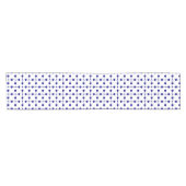 Blue Polka Dots, Polka Dot Pattern, Dots Kurzer Tischläufer (Horizontal)