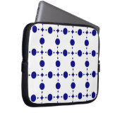 Blue Polka Dots, Polka Dot Pattern, Dots Laptopschutzhülle (Vorne Rechts)