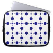 Blue Polka Dots, Polka Dot Pattern, Dots Laptopschutzhülle (Vorderseite)
