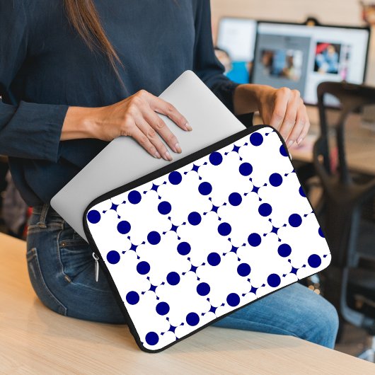 Blue Polka Dots, Polka Dot Pattern, Dots Laptopschutzhülle