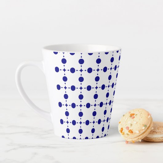 Blue Polka Dots, Polka Dot Pattern, Dots Milchtasse (Beispiel)