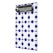Blue Polka Dots, Polka Dot Pattern, Dots Mini Klemmbrett (Gewinkelt2)