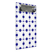 Blue Polka Dots, Polka Dot Pattern, Dots Mini Klemmbrett (Schrägansicht)