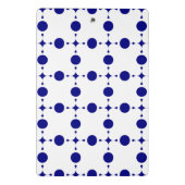 Blue Polka Dots, Polka Dot Pattern, Dots Mini Klemmbrett (Rückseite)