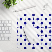 Blue Polka Dots, Polka Dot Pattern, Dots Mousepad