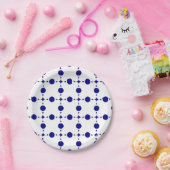 Blue Polka Dots, Polka Dot Pattern, Dots Pappteller (Party)