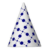 Blue Polka Dots, Polka Dot Pattern, Dots Partyhütchen (Rechts)