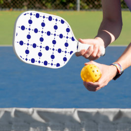 Blue Polka Dots, Polka Dot Pattern, Dots Pickleball Schläger