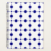 Blue Polka Dots, Polka Dot Pattern, Dots Planer (Vorderseite)