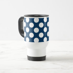 Blue Polka Dots, Polka Dot Pattern, Dots Reisebecher