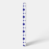 Blue Polka Dots, Polka Dot Pattern, Dots Samsung Galaxy Hülle (Linke Seite)