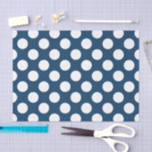 Blue Polka Dots, Polka Dot Pattern, Dots Seidenpapier (Handwerk)