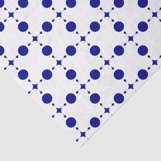Blue Polka Dots, Polka Dot Pattern, Dots Seidenpapier (Ausschnitt)