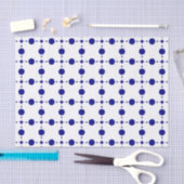 Blue Polka Dots, Polka Dot Pattern, Dots Seidenpapier (Handwerk)