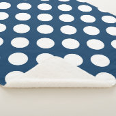 Blue Polka Dots, Polka Dot Pattern, Dots Sherpadecke (3/4)