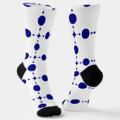 Blue Polka Dots, Polka Dot Pattern, Dots Socken (Gewinkelt)