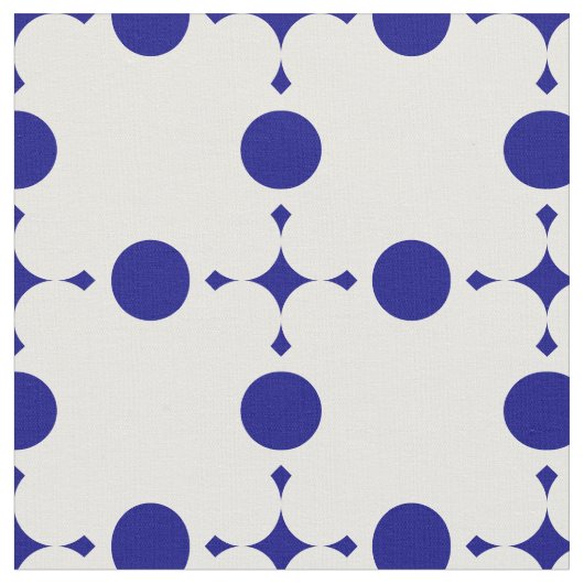 Blue Polka Dots, Polka Dot Pattern, Dots Stoff (Nahaufnahme)