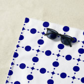 Blue Polka Dots, Polka Dot Pattern, Dots Strandtuch (Beispiel)