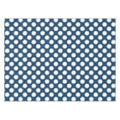 Blue Polka Dots, Polka Dot Pattern, Dots Tischdecke (Vorderseite (Horizontal))