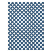 Blue Polka Dots, Polka Dot Pattern, Dots Tischdecke (Vorderseite)