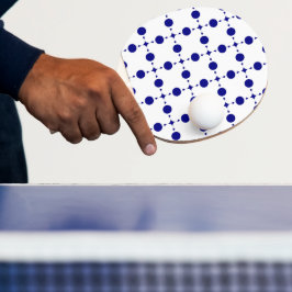 Blue Polka Dots, Polka Dot Pattern, Dots Tischtennis Schläger